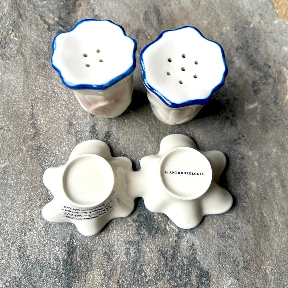 Lucia Floral Salt and Pepper Shakers